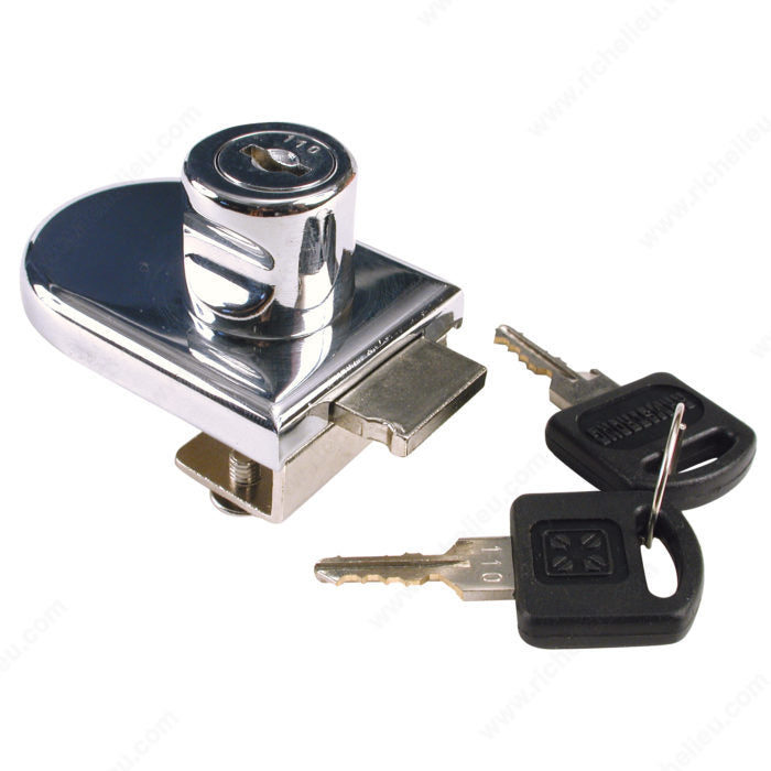 No-Drill Glass Door Lock