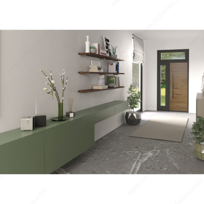 Kaiman Glass and Wood Wall Shelf Support