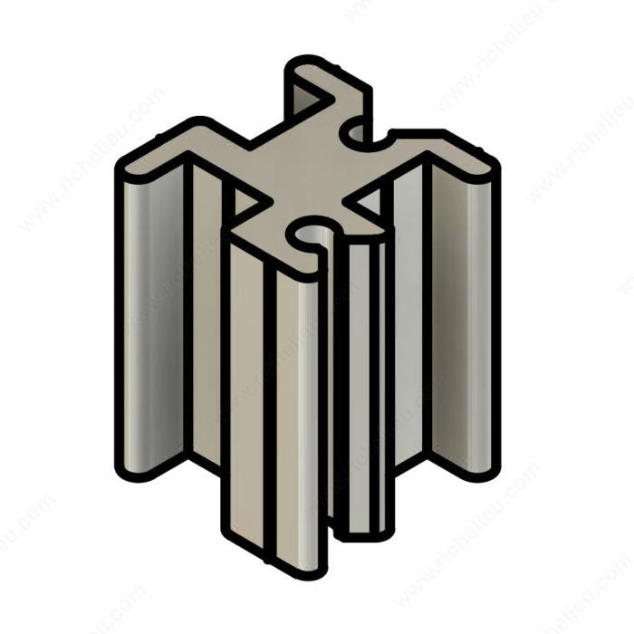 Metal Base for Partition Counter Post