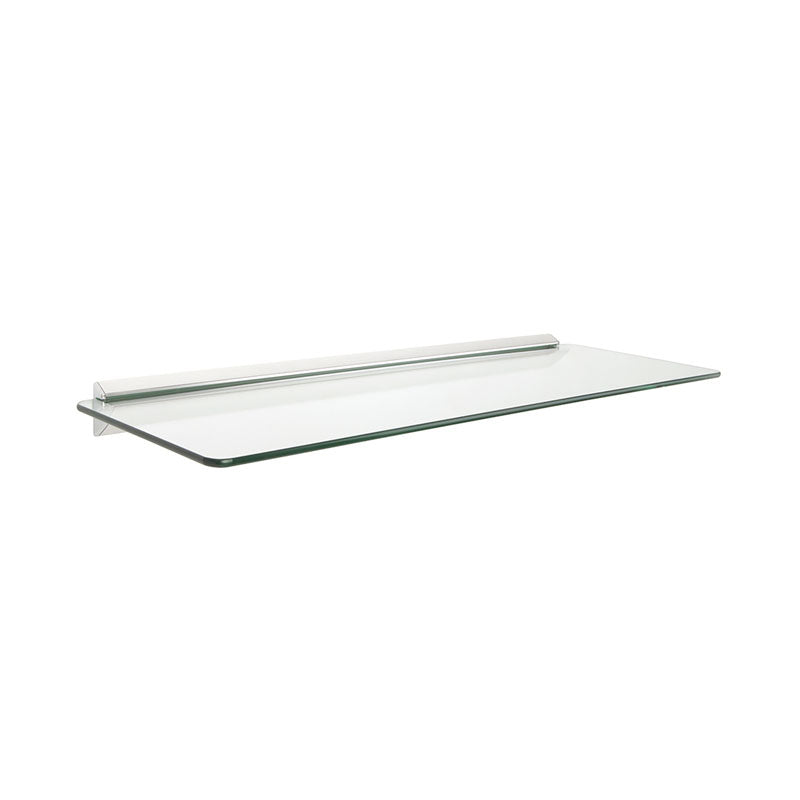 FHC 8" X 24" Glass Shelf Kit - Chrome