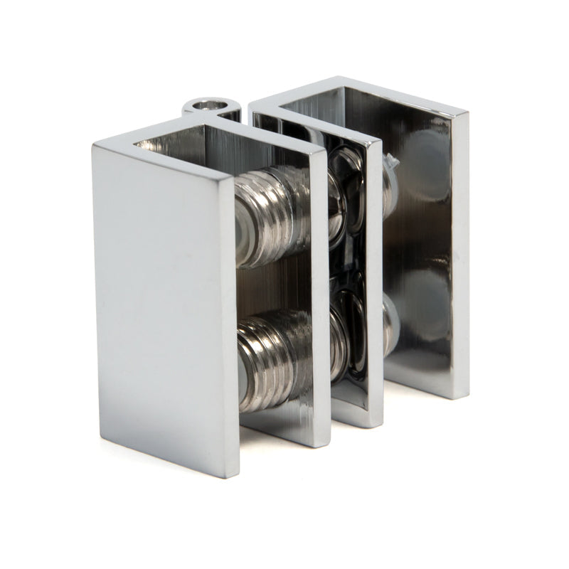 FHC Mini Glass-To-Glass Set Screw Inswing Hinges For 3/16" To 1/4" Glass Additional Image - 2