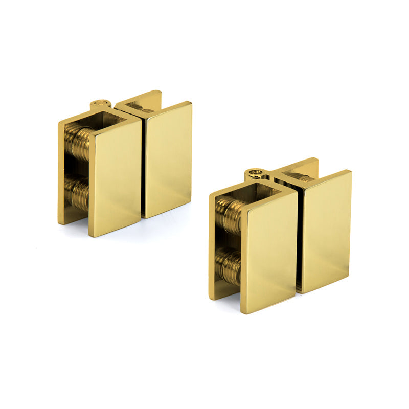 FHC Mini Glass-To-Glass Set Screw Inswing Hinges For 3/16" To 1/4" Glass Additional Image - 5