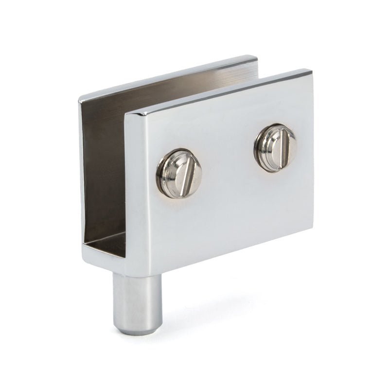 FHC Standard Glass Door Pivot Hinges For 1/4" To 5/16" Glass - Chrome - 2pk