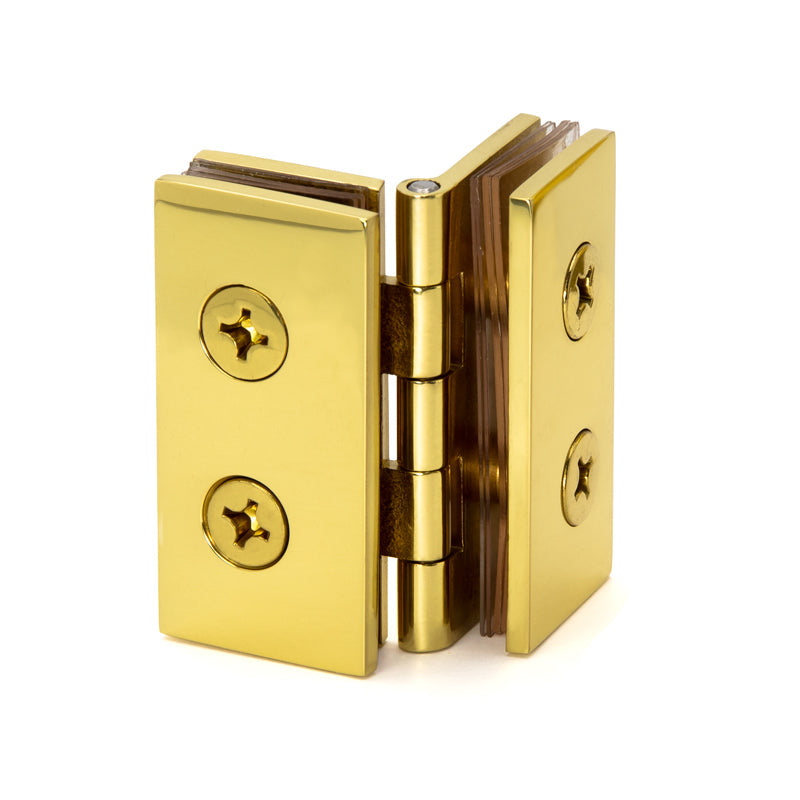 FHC 180 Degree Glass-To-Glass Hinges For 1/4" To 5/16" Glass Additional Image - 4