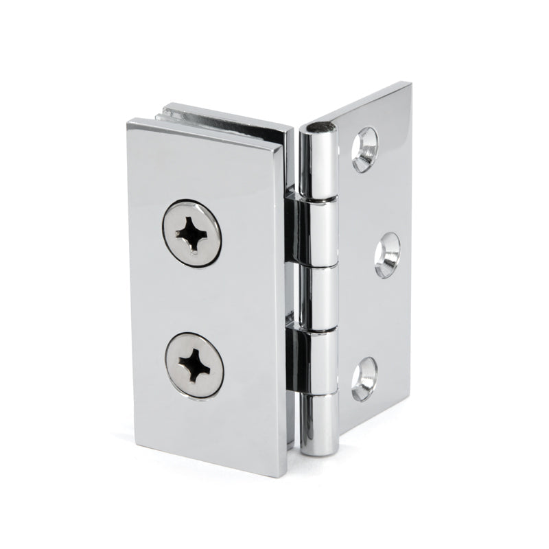 FHC Double Wall-To-Glass Hinges For 1/4" To 5/16" Glass Additional Image - 1