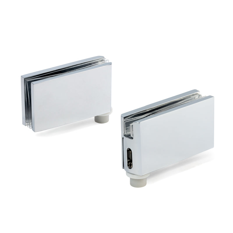 FHC Flush Mount Cabinet Pivot Hinges For 1/4" To 5/16" Glass