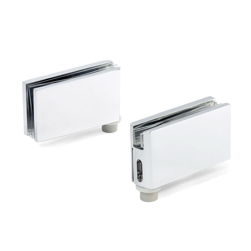 FHC Flush Mount Cabinet Pivot Hinges For 1/4" To 5/16" Glass