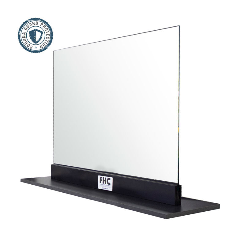 FHC Corona Guard Screen/Partition Kit - 30" Wide X 26-5/8" Tall - 1/4" Glass
