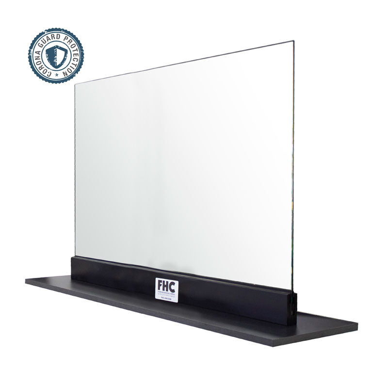 FHC Corona Guard Screen/Partition Kit - 26-5/8" Tall - 1/4" Glass Additional Image - 3