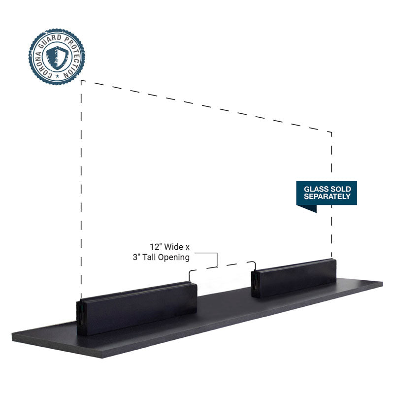 FHC Corona Guard Wide Screen/Partition Kit - NO GLASS Additional Image - 12