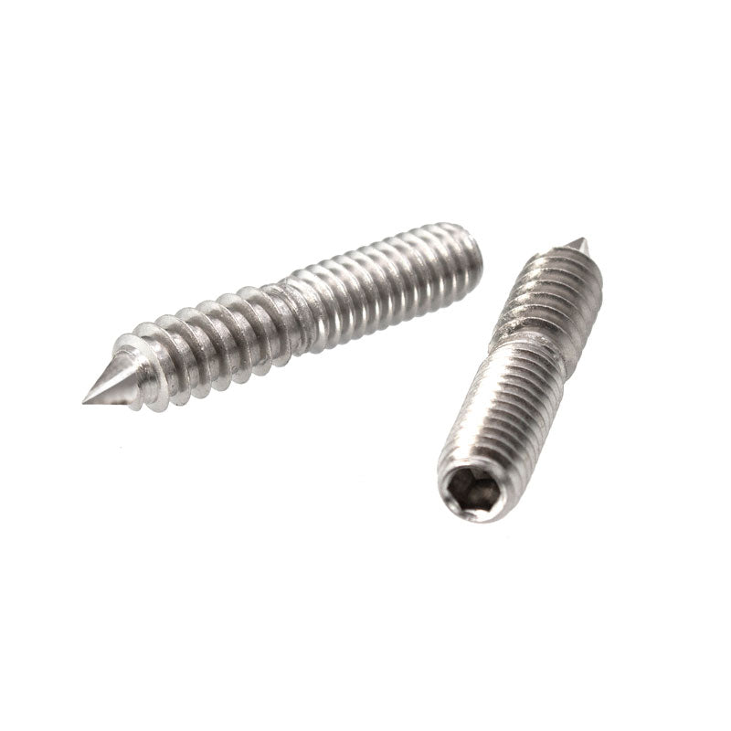 FHC 1/4"-20 Hanger Bolt - 1-1/2" Long - Stainless Steel - 10pk