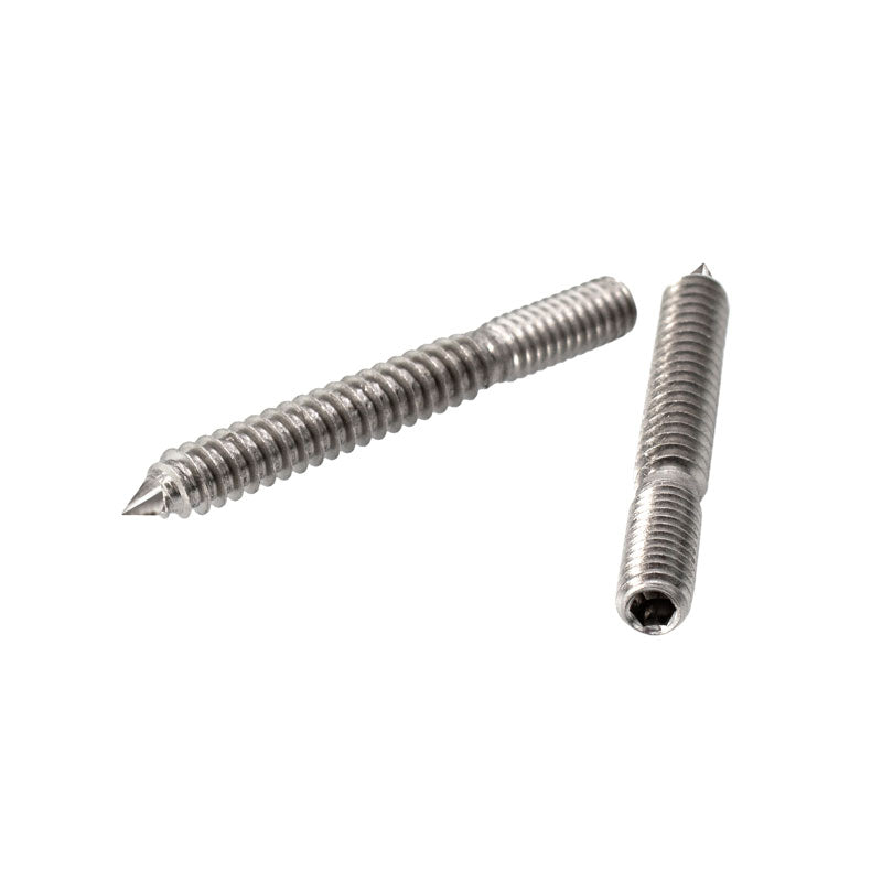 FHC Stainless Steel 2-1/2" Long 5/16"-18 Hanger Bolt (10 Pack)