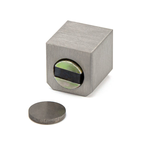 FHC Single Door UV Magnetic Latch For All-Glass Single Door - Brushed Stainless