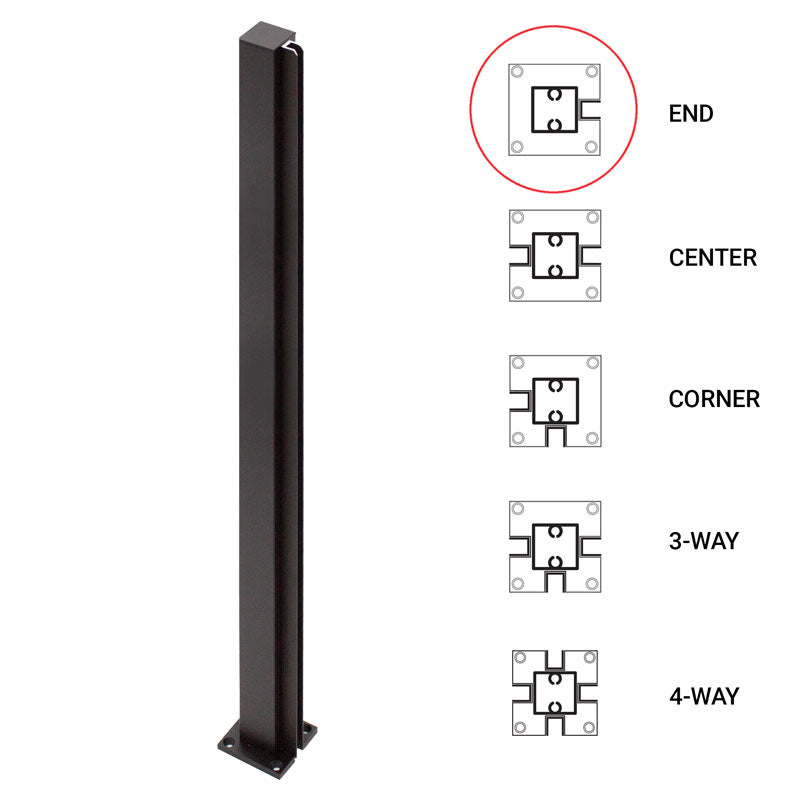 FHC 24" End Standard Partition Post