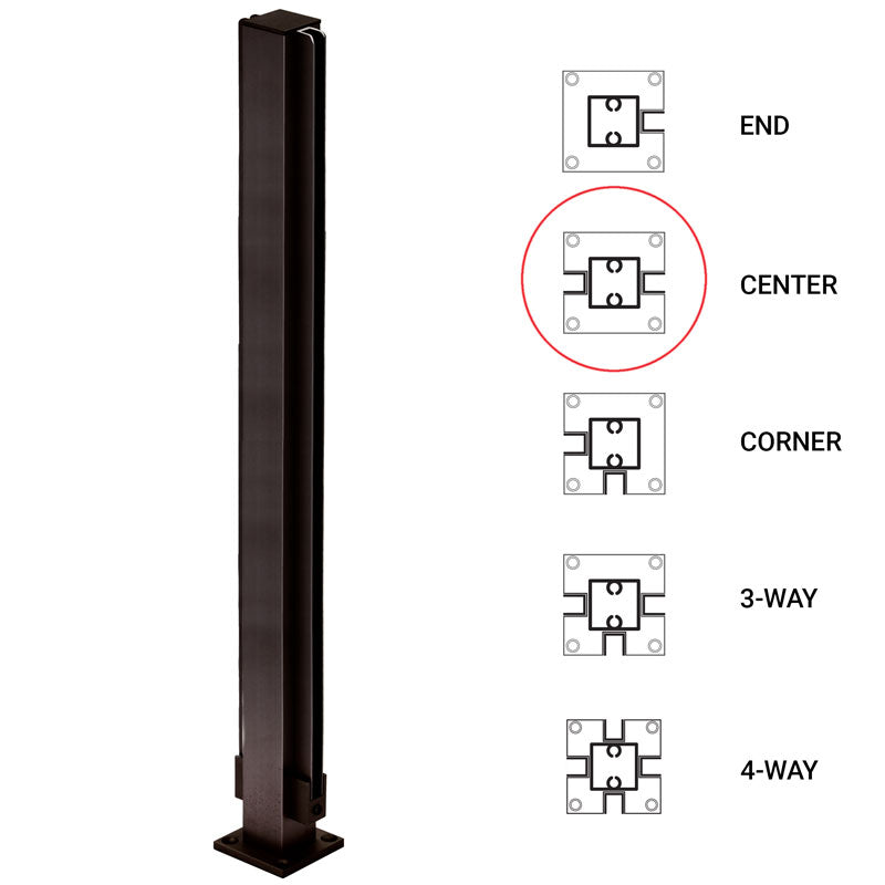 FHC 24" Center 1" Air Space Partition Post