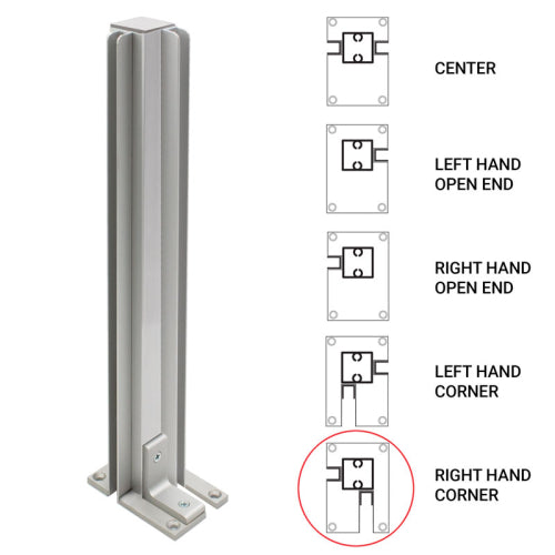 FHC Heavy Duty Partition Post Additional Image - 6