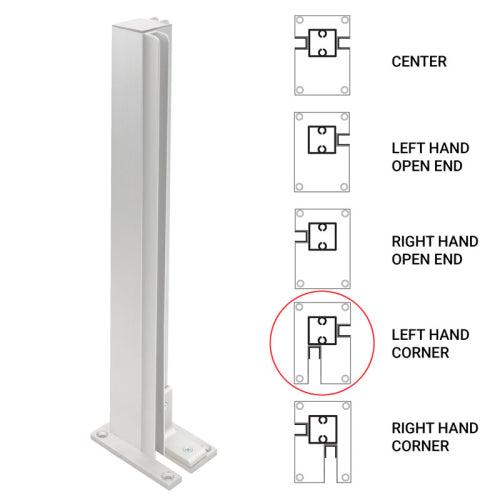 FHC Heavy Duty Partition Post Additional Image - 4