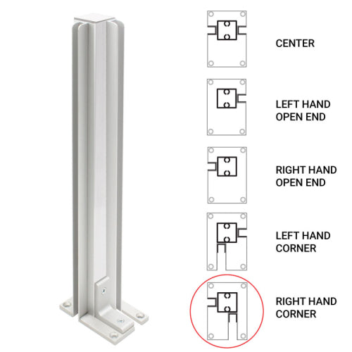 FHC Heavy Duty Partition Post Additional Image - 7