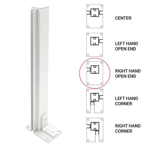 FHC Heavy Duty Partition Post Additional Image - 12