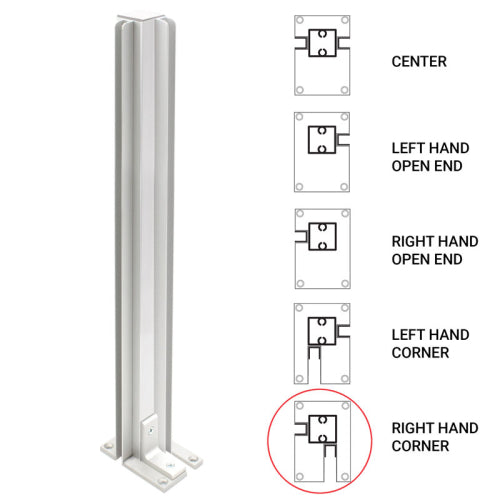 FHC Heavy Duty Partition Post Additional Image - 21