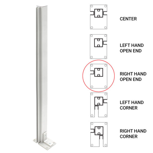 FHC Heavy Duty Partition Post Additional Image - 41