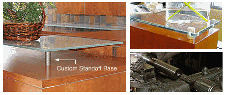 CRL Custom Length 1-1/2" Diameter Standoff Base