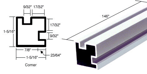 CRL Extrusion - 72" or 146" Additional Image - 17