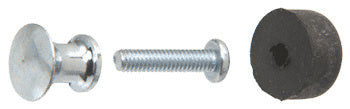 CRL 1/2" Diameter Aluminum Knobs for Sliding Glass or Panel Doors