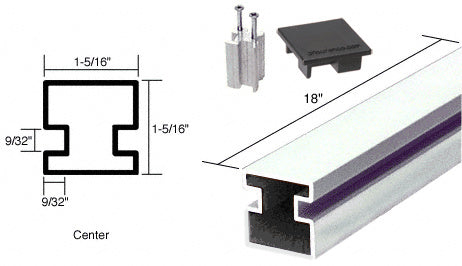 CRL Counter Post - 12", 18", 24" Hight Additional Image - 14