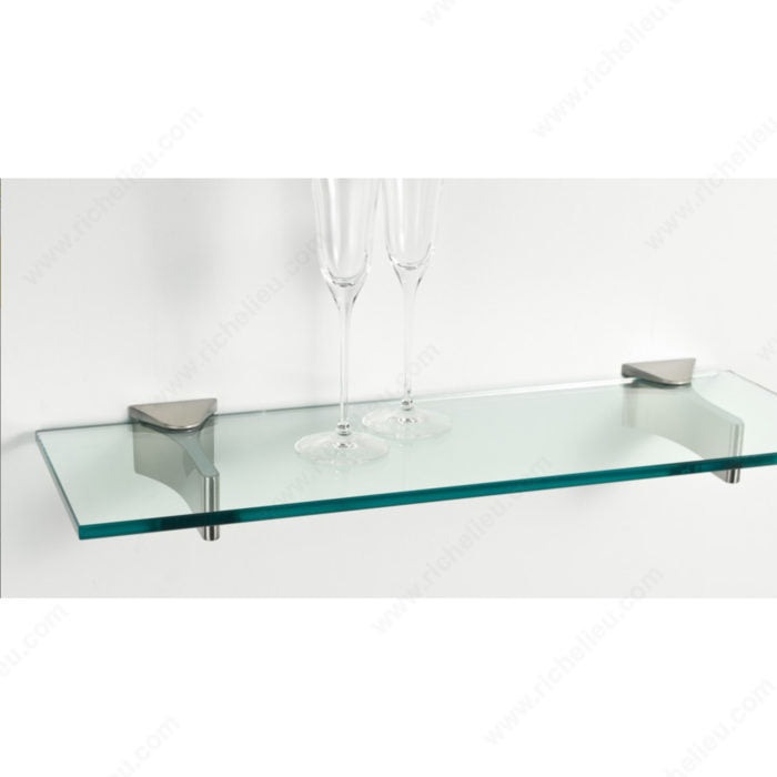 Flat Glass/Wood Wall Shelf Support