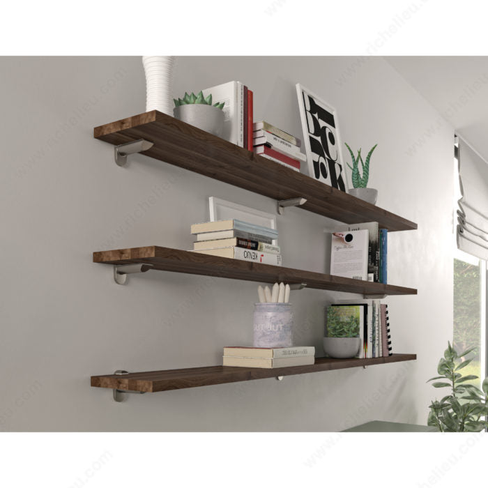 Kaiman Glass and Wood Wall Shelf Support