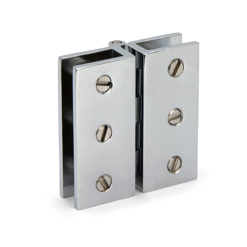 FHC Large Glass-To-Glass Set Screw Outswing Hinges For 3/16" To 5/16" Glass Additional Image - 1