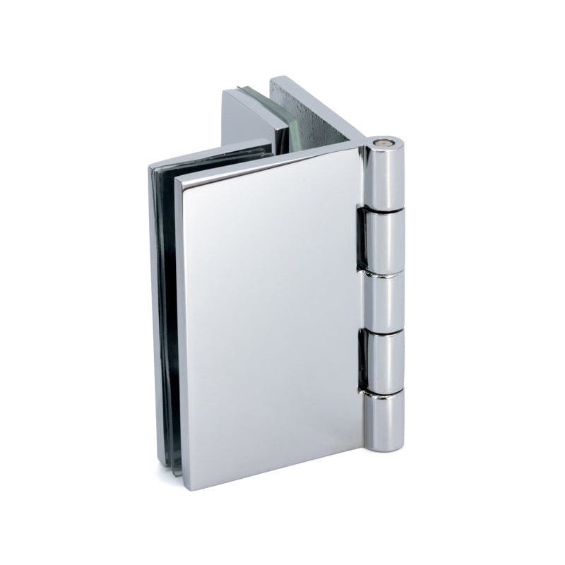 FHC Double 90 Degree Glass-To-Glass Hinges For 1/4" To 5/16" Glass Additional Image - 1