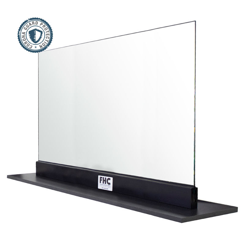 FHC Corona Guard Screen/Partition Kit - 26-5/8" Tall - 1/4" Glass Additional Image - 5